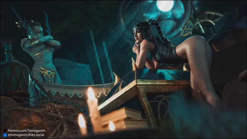 Thumbnail Discover Shadowheart from Baldur's Gate 3 by Tomoganim | EroMestre