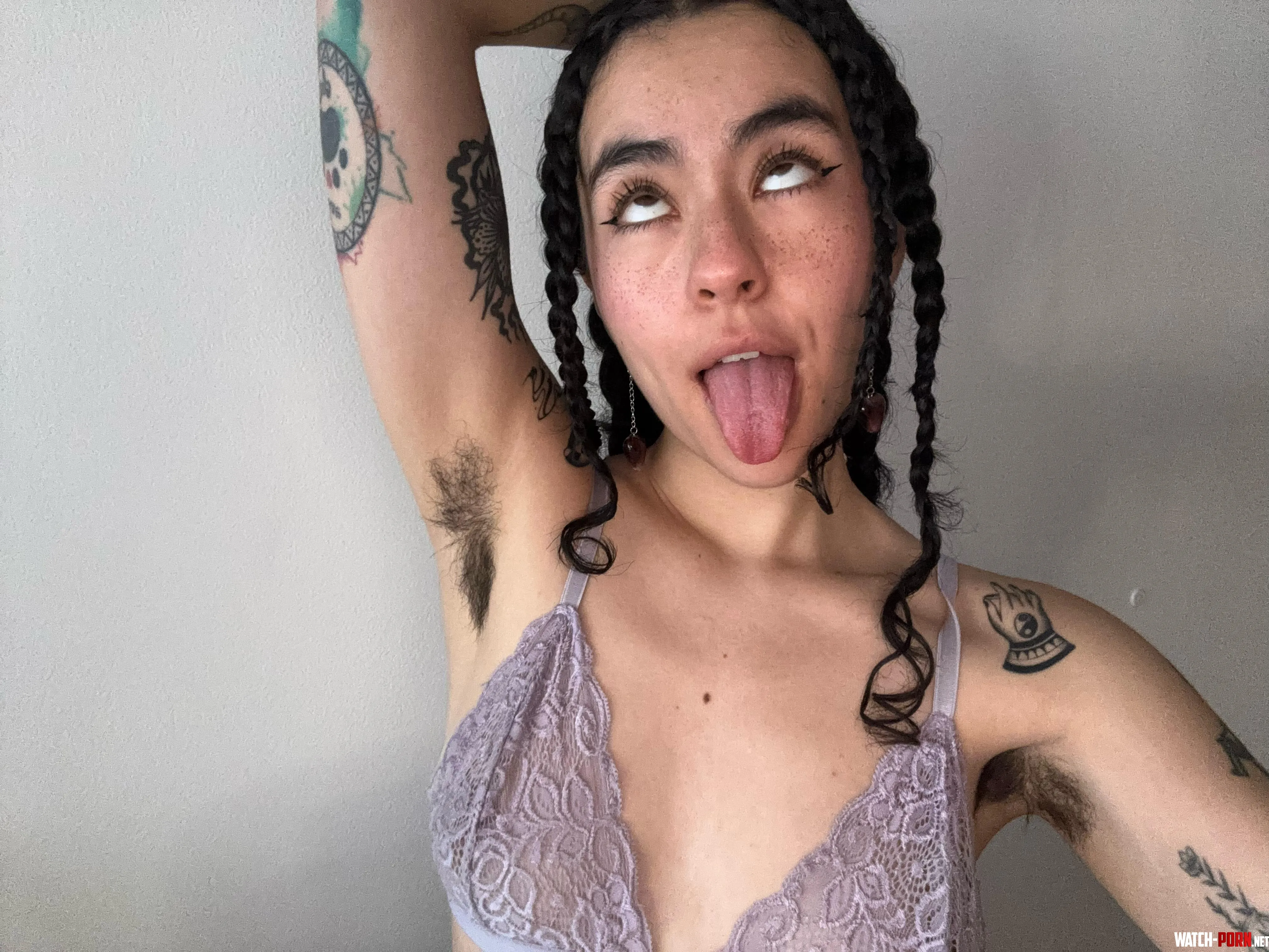 I hope you don't mind the crazy face and the hairy armpits. by Party_Babez