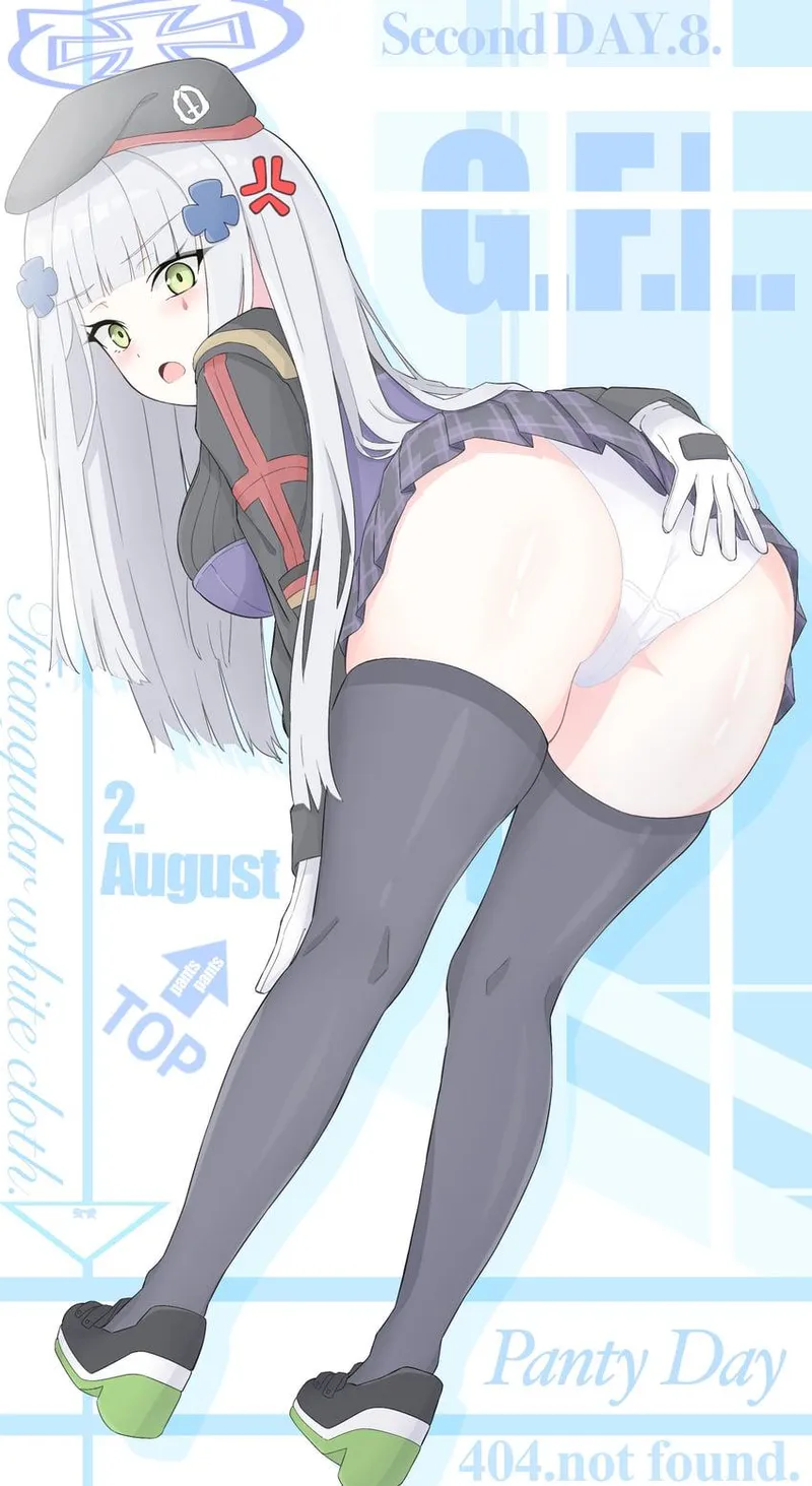Thumbnail Hk416's White Panties Revealed | Author: Somanycookies1 - Ecchi