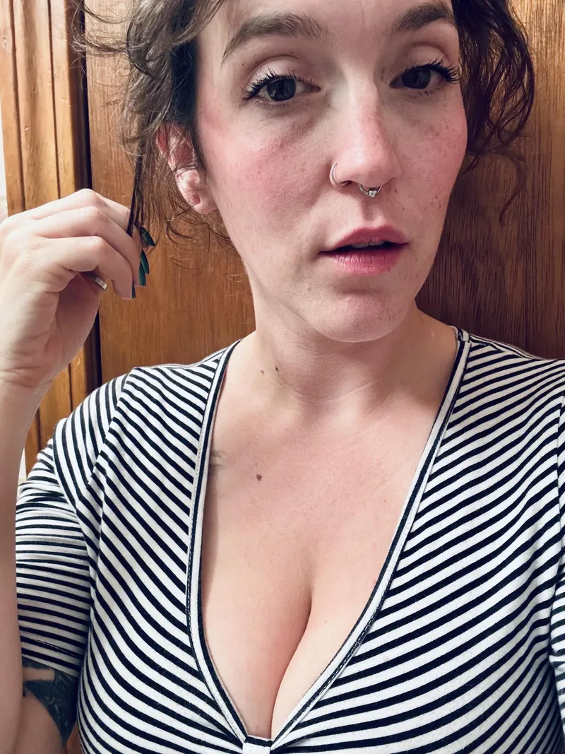 Thumbnail Fall Vibes and Cleavage Woes: Beascoffee_and_t Shares Her Journey | cleavage