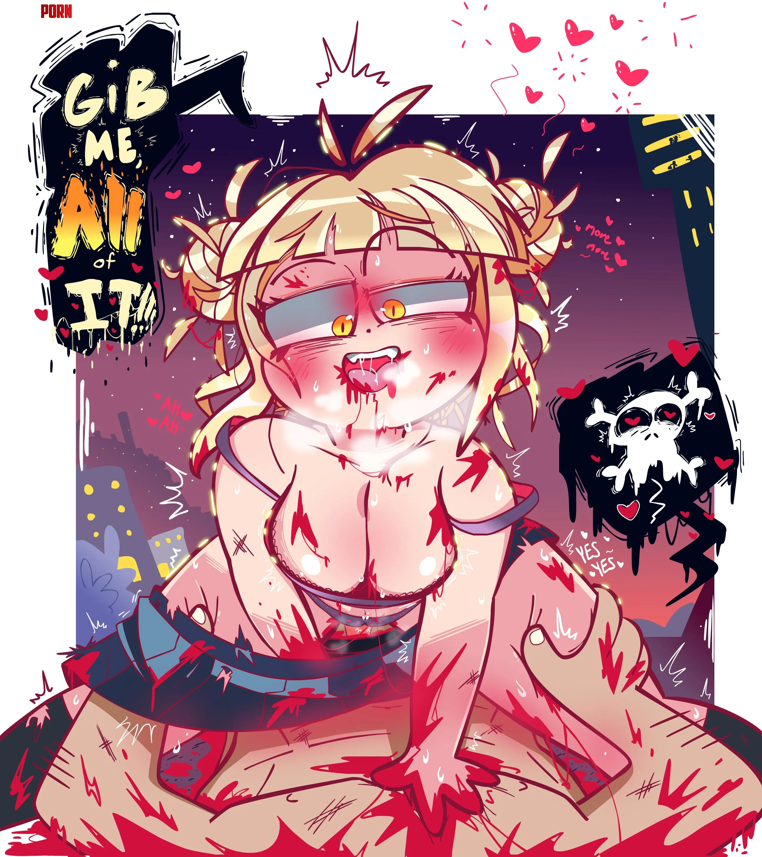 Toga wants all of it!! (drawn by me) by Pegasusbakla