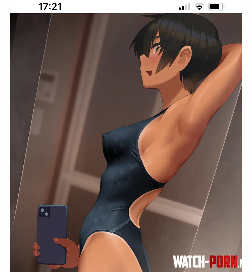 Posing for a selfie by McKnight94