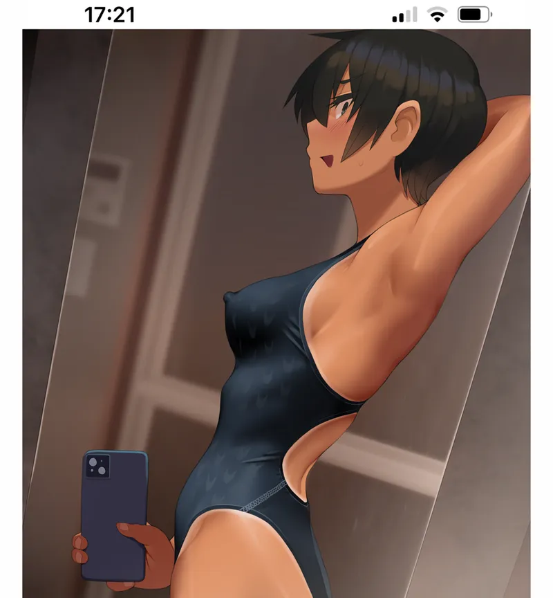 Thumbnail Tomboy selfie - McKnight94's Original Character