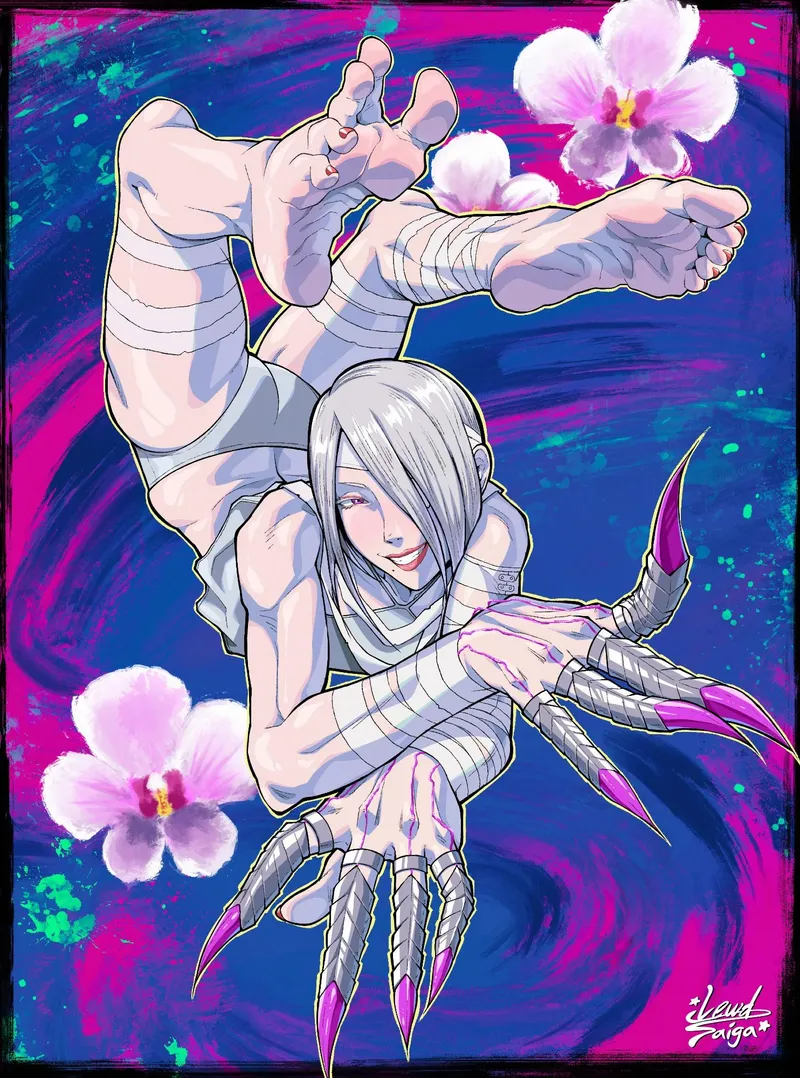 Thumbnail A.K.I from [Street fighter]: Exploring Rule34Feet with lewdsaiga
