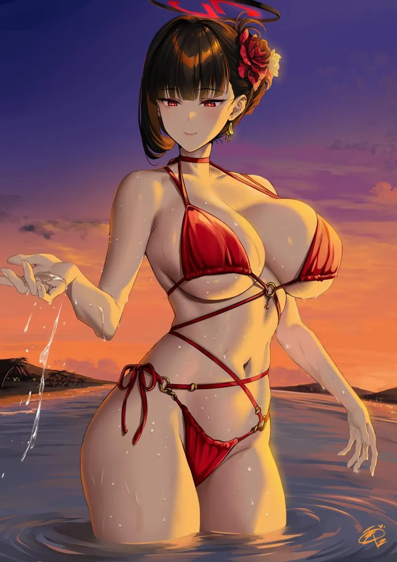 Thumbnail Rio. (Okitakung) Close-Up [Blue Archive] | Author: HentaiAddict1988