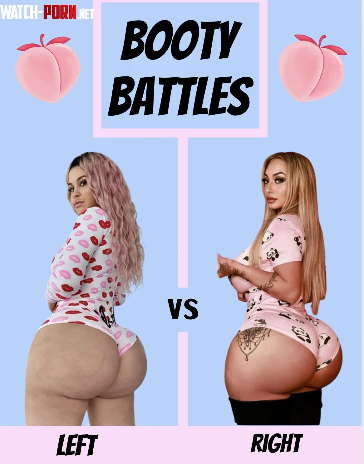 BOOTY BATTLES‼️🍑 Left or Right? 👀 (PAWG Edition) by Low-Night-2717