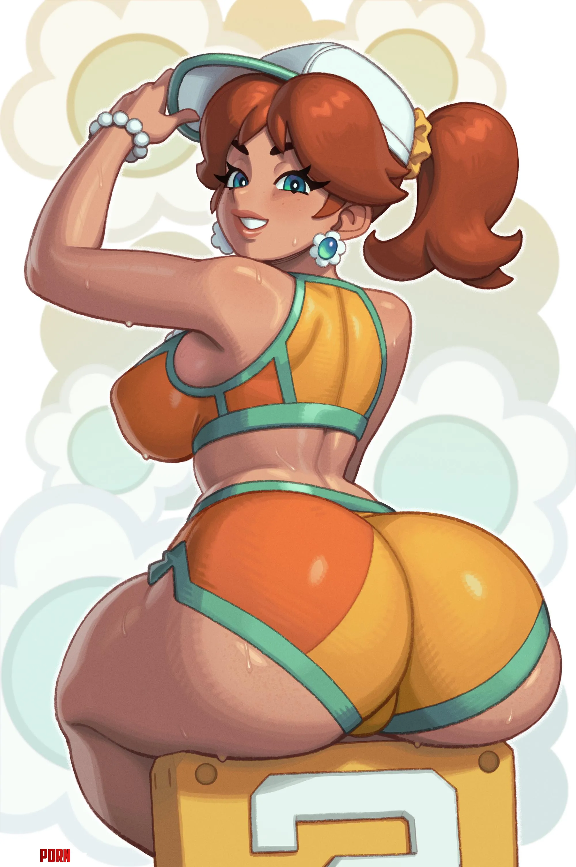 Princess Daisy ready for a swim by LafterMastr