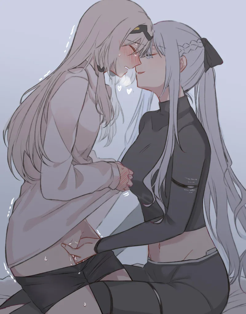 Thumbnail Yuri: Sensual Yuri Scene 'Fingered by Her Older Friend' from Girls' Frontline