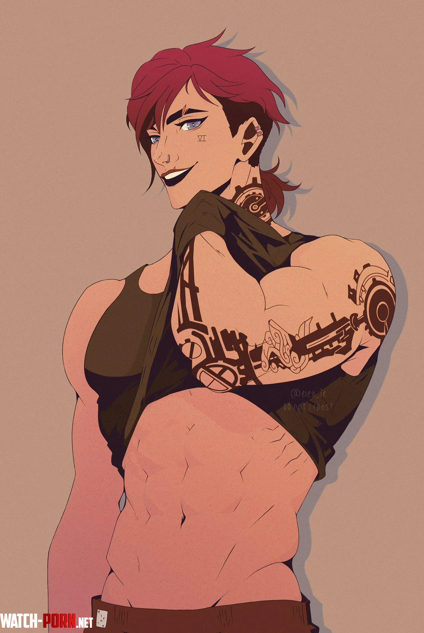 Muscular Vi [@eien_ie] by TheTMoneyMan