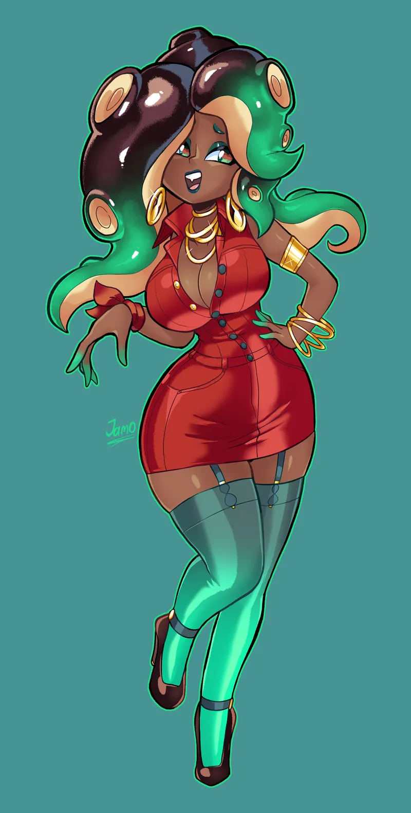 Thumbnail Secretary Marina: A Closer Look in Thighdeology by LafterMastr