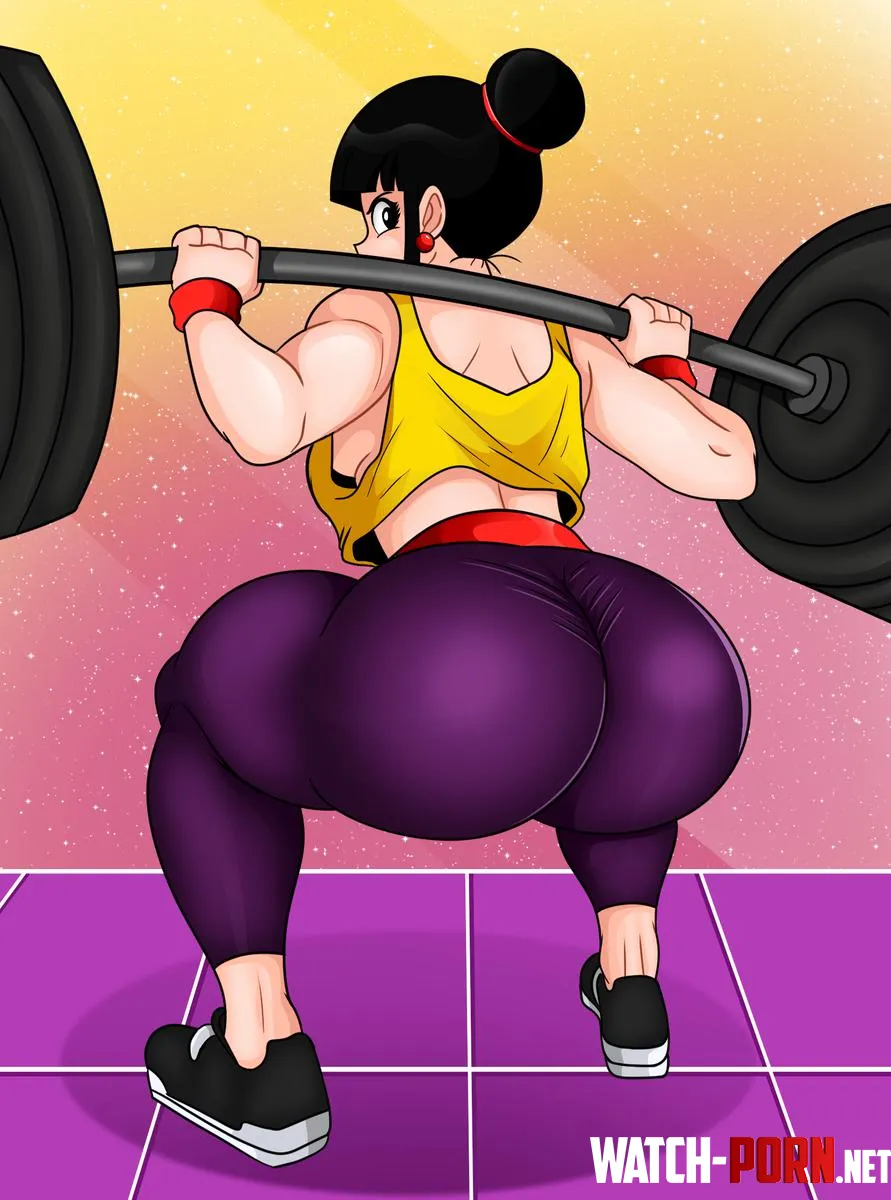 Chichi does Squats (Sonson Sensei) by KrazyK1989