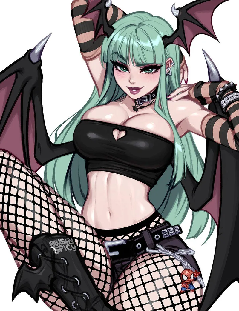 Thumbnail Goth Morrigan's Darkstalkers Charm Revealed by sum-dude