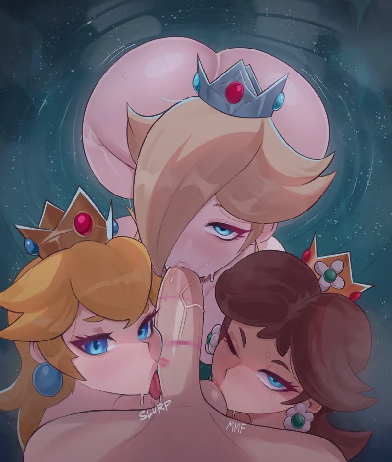 Thumbnail Peach, Daisy, and Rosalina Heat Up in a Fi zz ill Nintendo Fantasy | Da_Darius