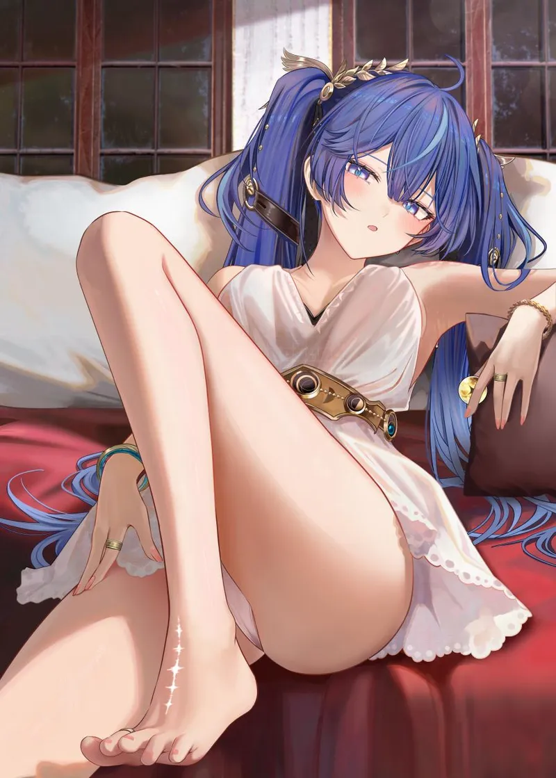 Thumbnail Thighdeology Delight: Iuno shows her pantsu