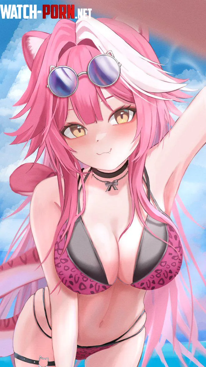 Raora in a leopard bikini [Hololive] by theAprel