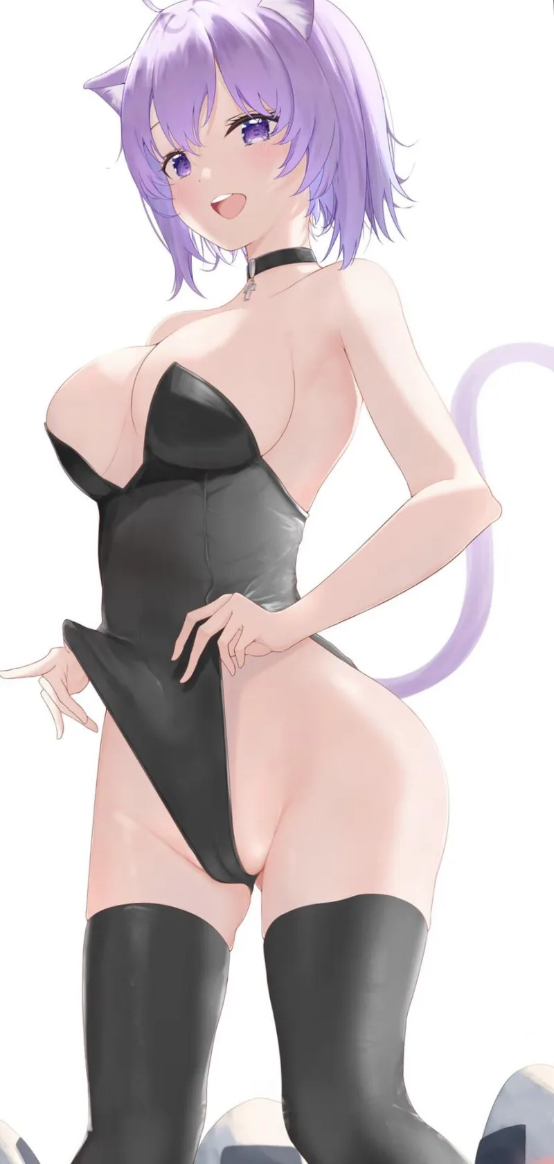 Thumbnail Explore Thighs with Cameltoe Kitty by NautyNautilus