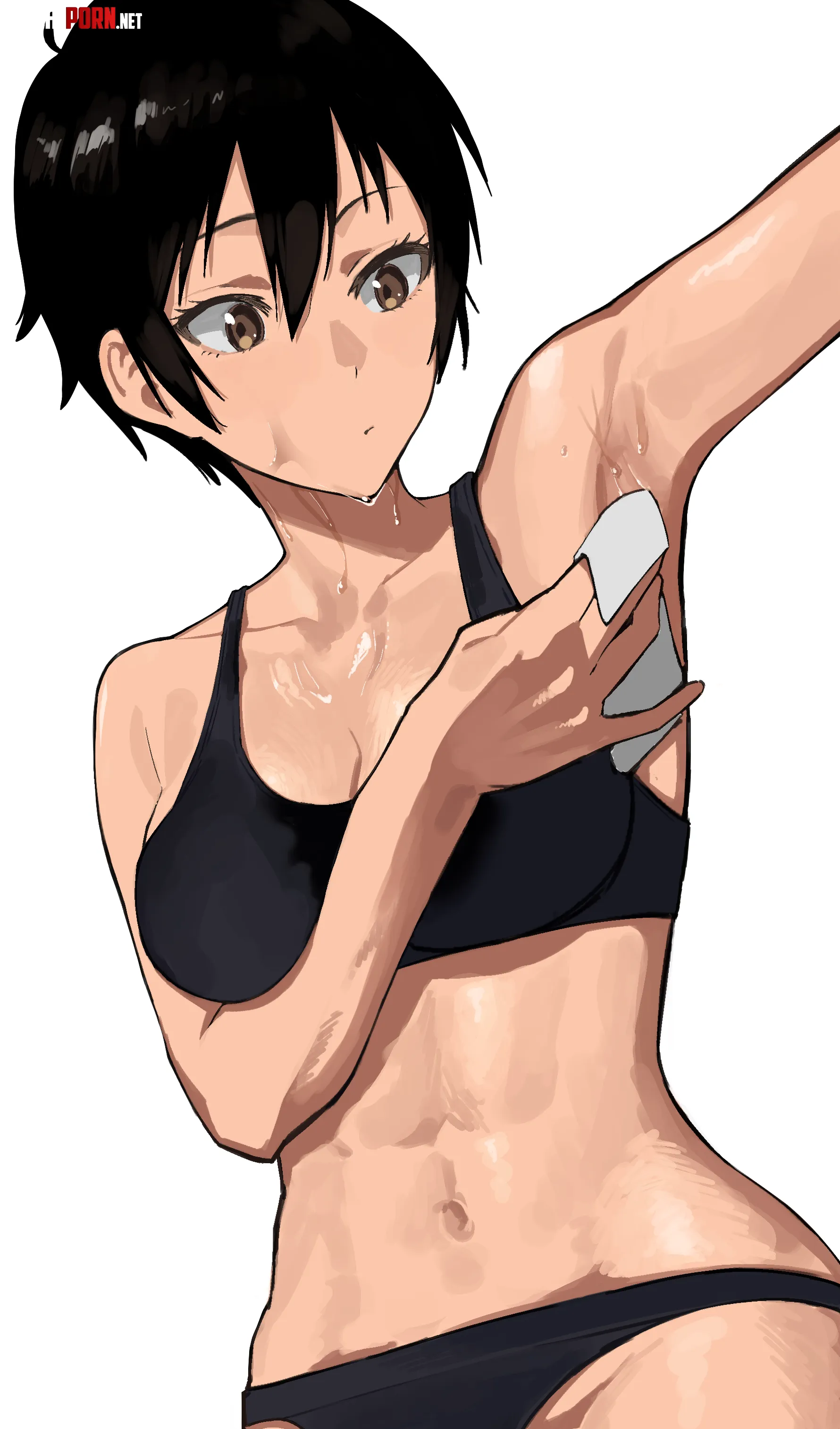 Wiping away the sweat by Silly_Ad_4914