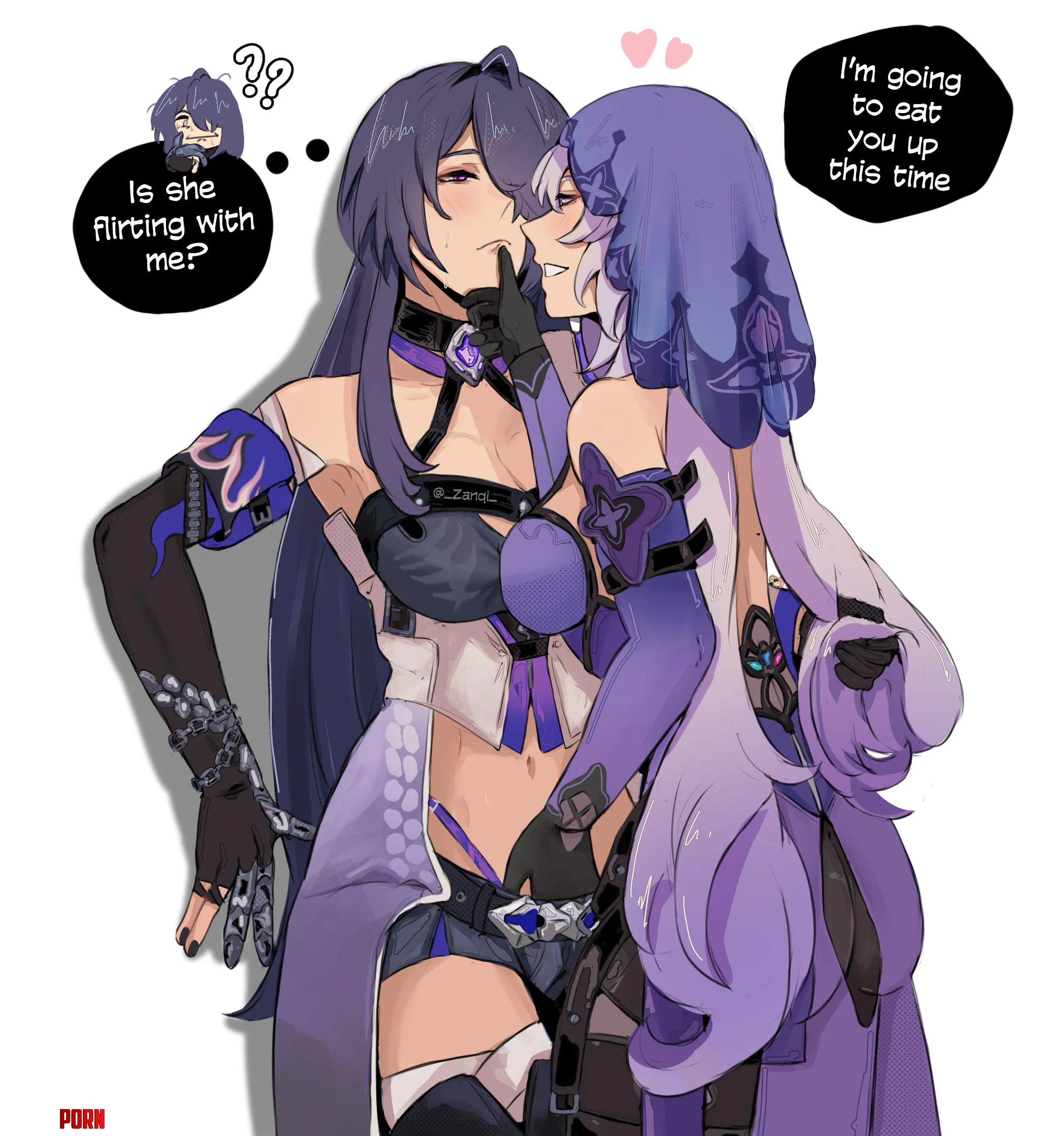 This is definitely more than flirting (zanqi) [Honkai] by HentaiDepartment