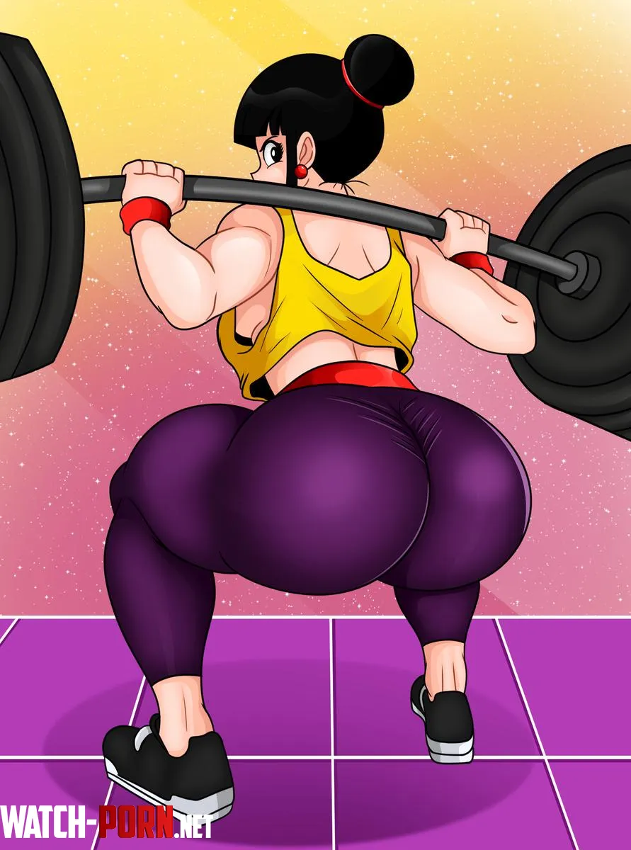 Chichi does Squats (Sonson Sensei) by KrazyK1989