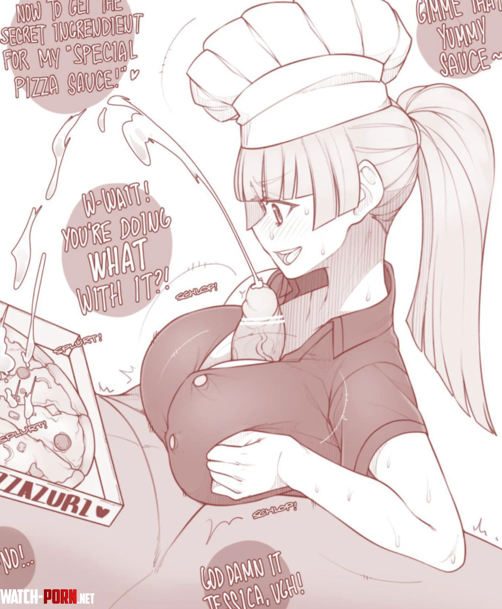 Pizza has to be saucy by Lovesitter