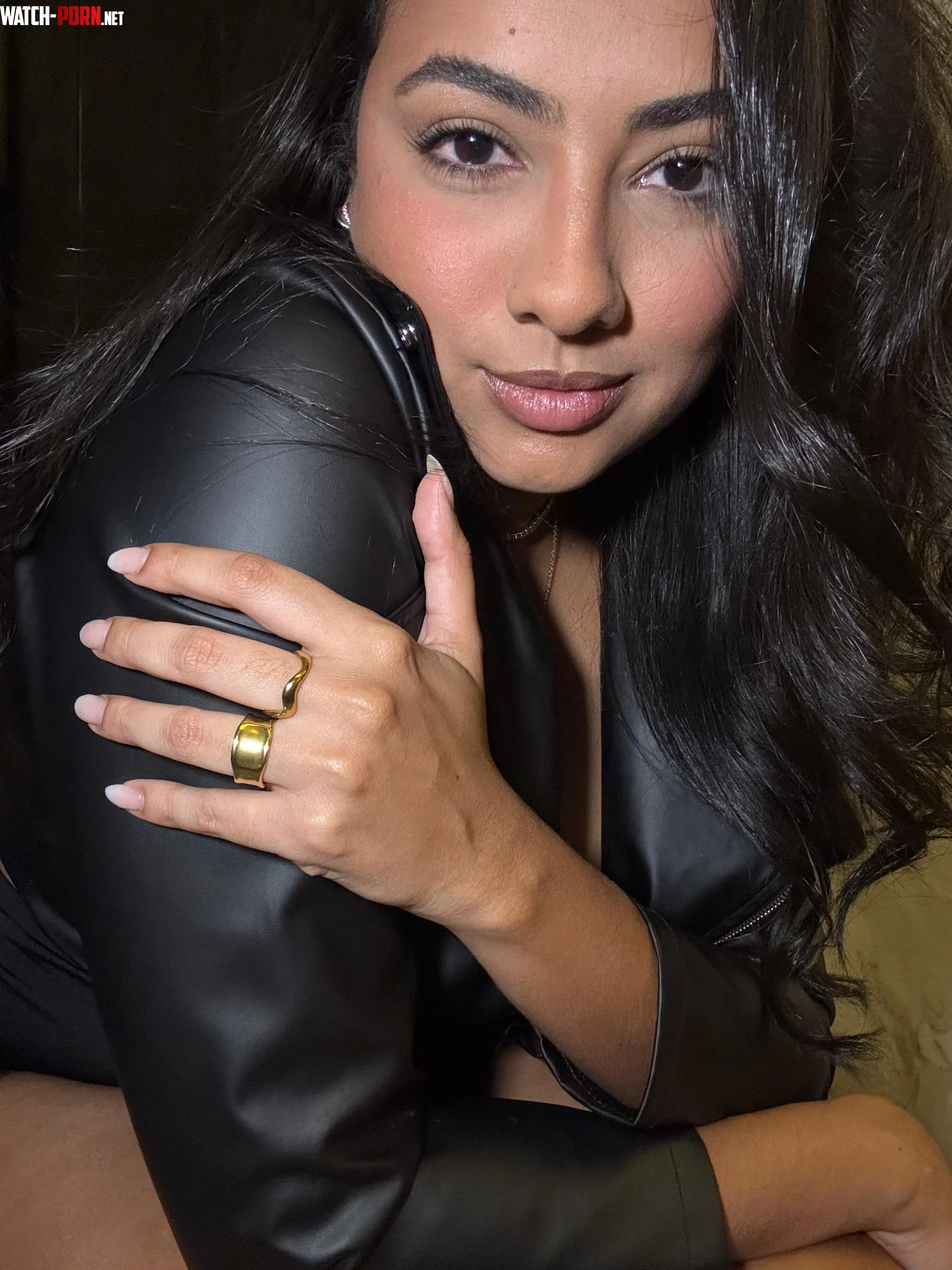 Leather and gold my favorite combo by LinaKapua_