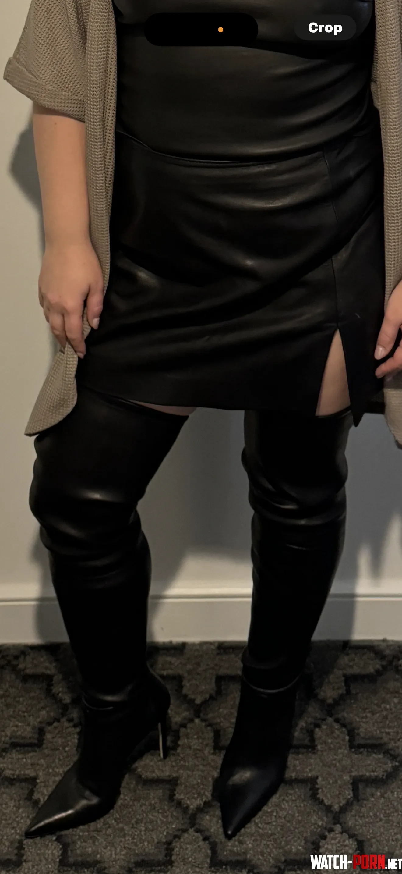 Thigh highs with a genuine skirt, I love the look and the feel :) by heeledobsession