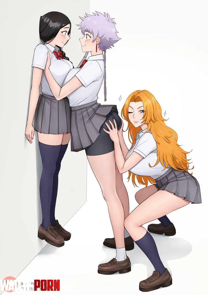 Isane, Rangiku and Unohana (Dismaiden) by KrazyK1989
