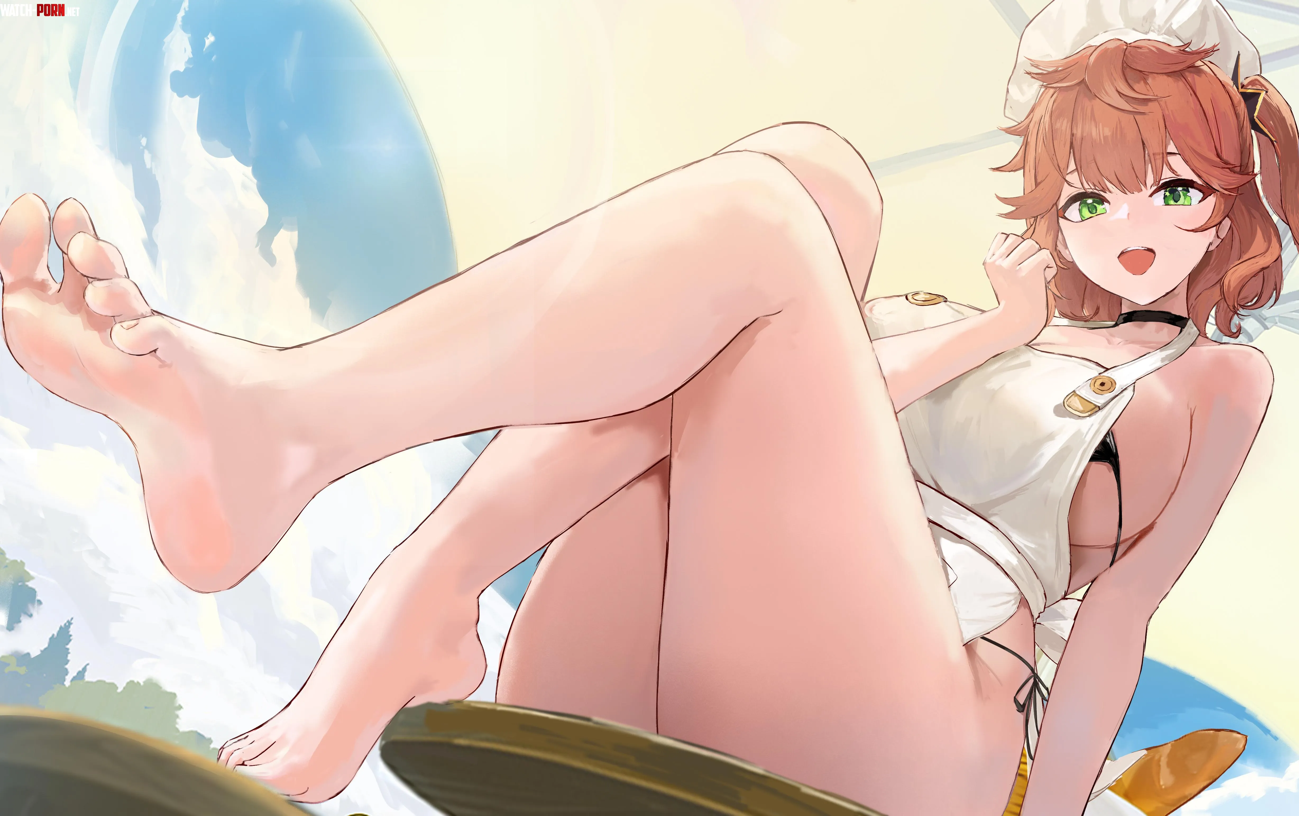 Isla Von Duerer's pretty legs and feet [Azur Lane] by Level-Ad5048