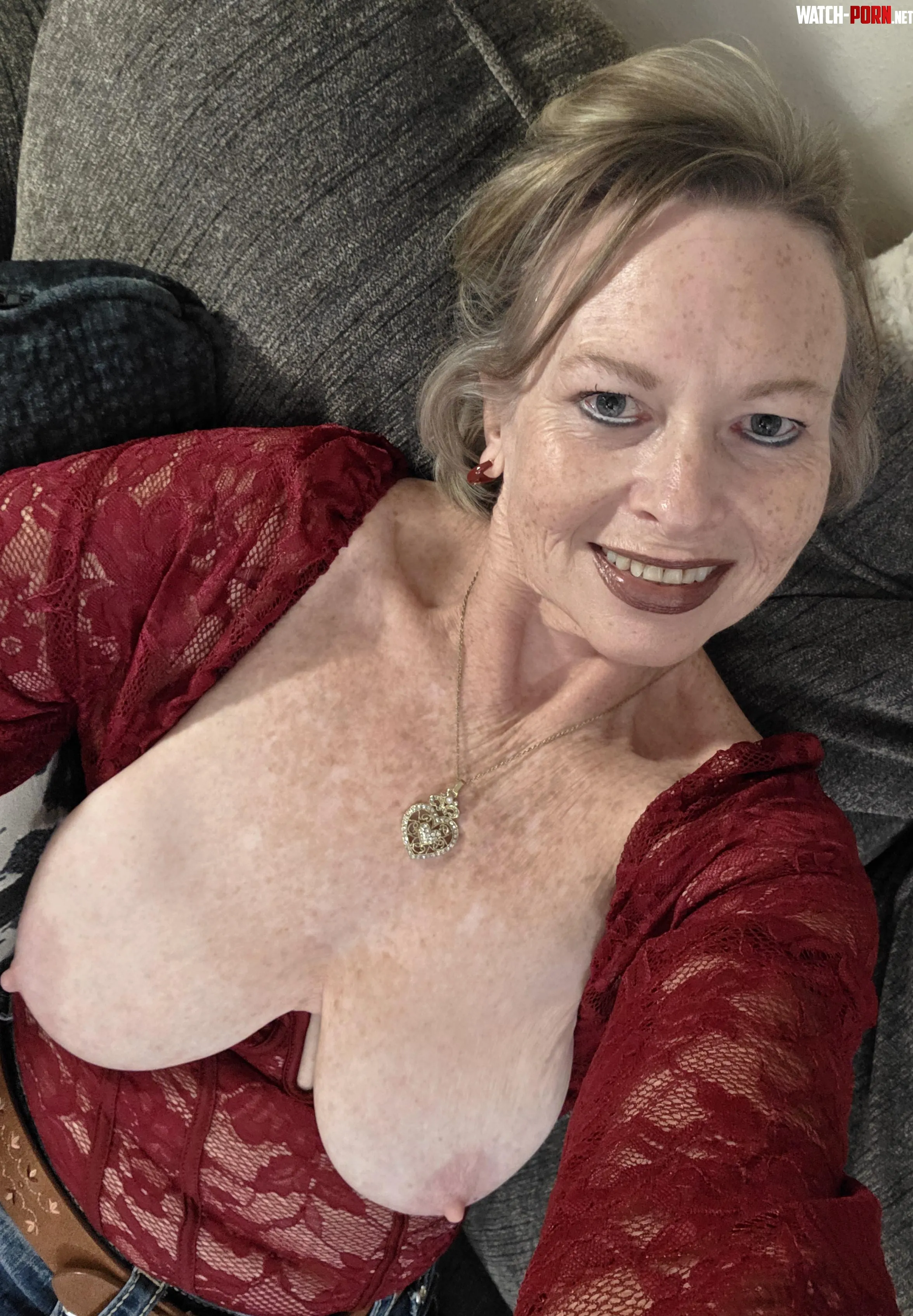 My cleavage at 54 doesn’t hide—are your eyes still locked on it... by Squ1rrelS4nctu4ry