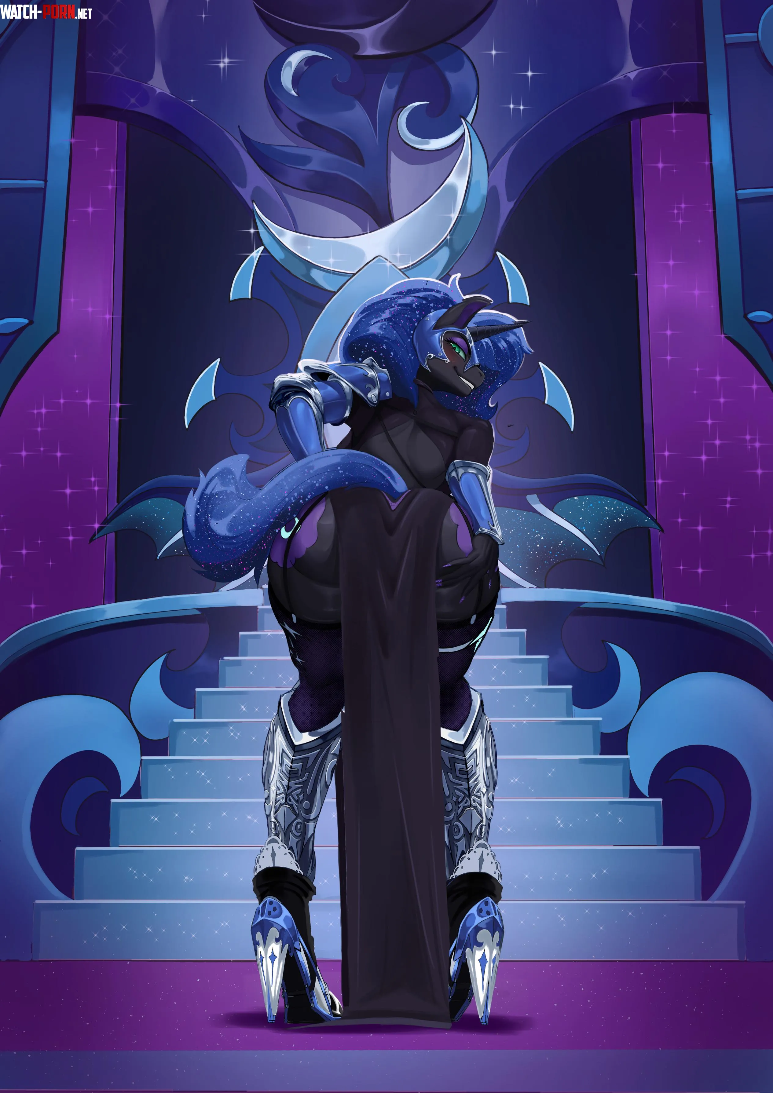 Nightmare moon from mlp artwork commision by KaisoDoodle