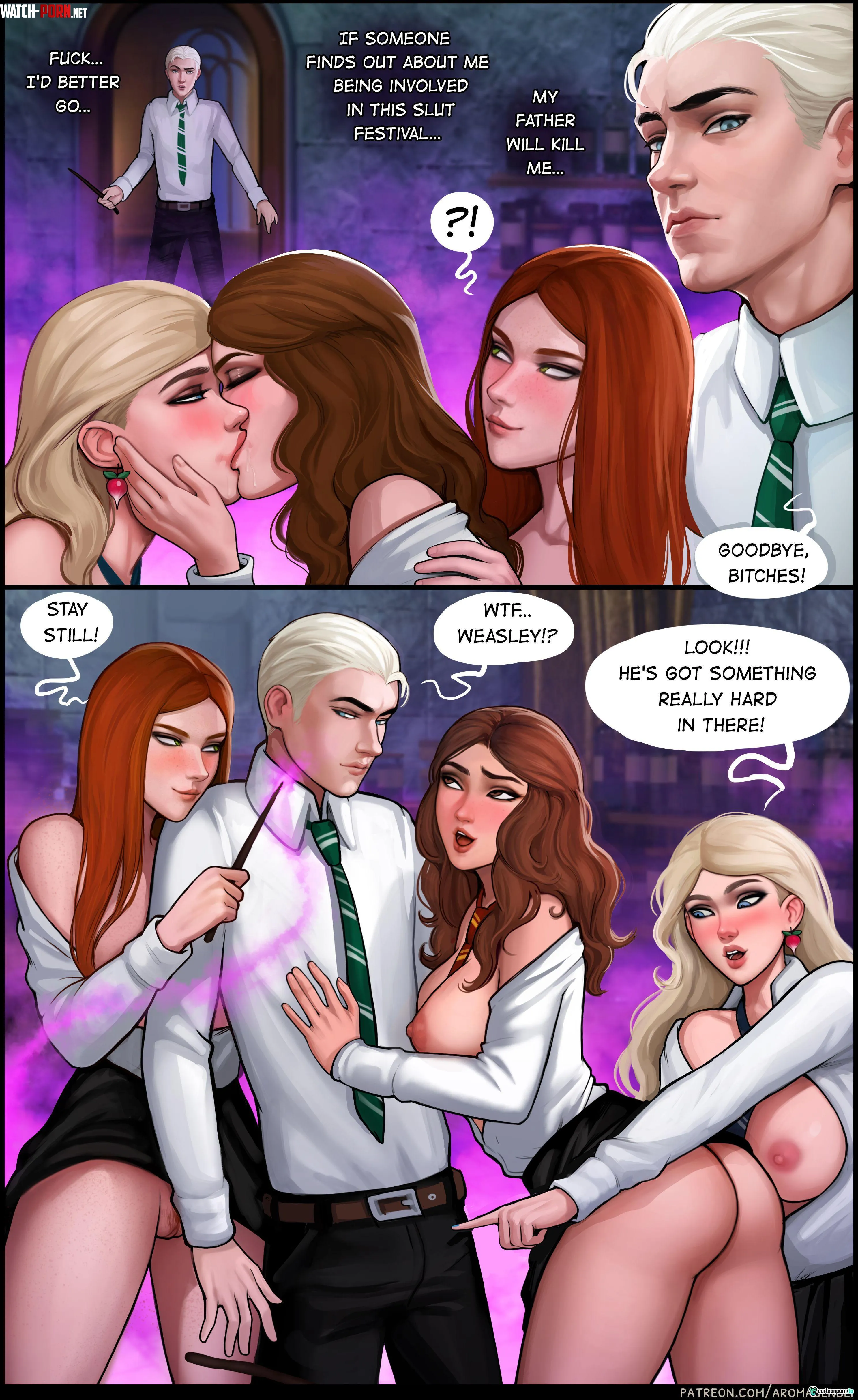 Extra Lesson (Harry Potter) [Aroma Sensei] Part 42 by cartoongai
