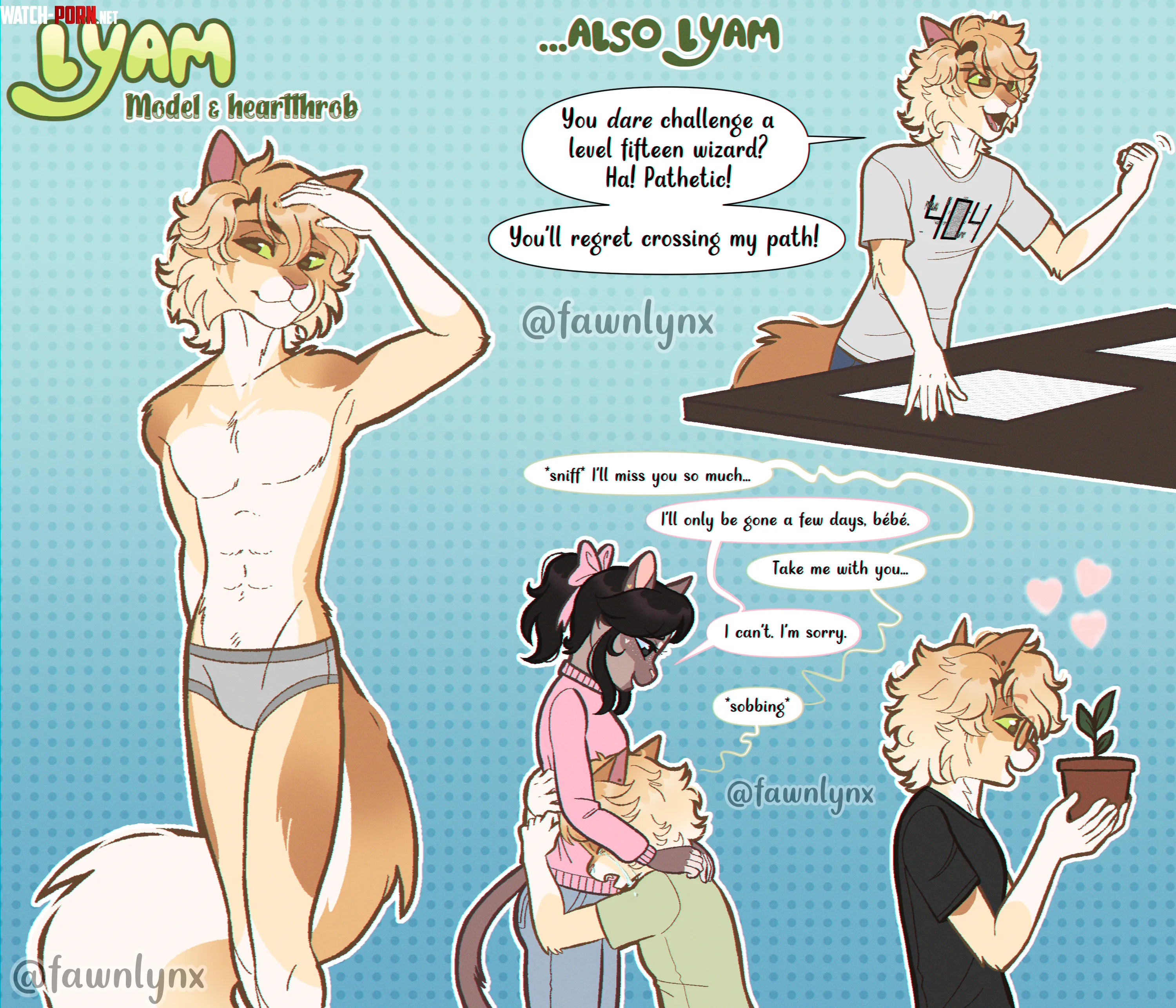 [Q] lyam the heartthrob by fawnlynx
