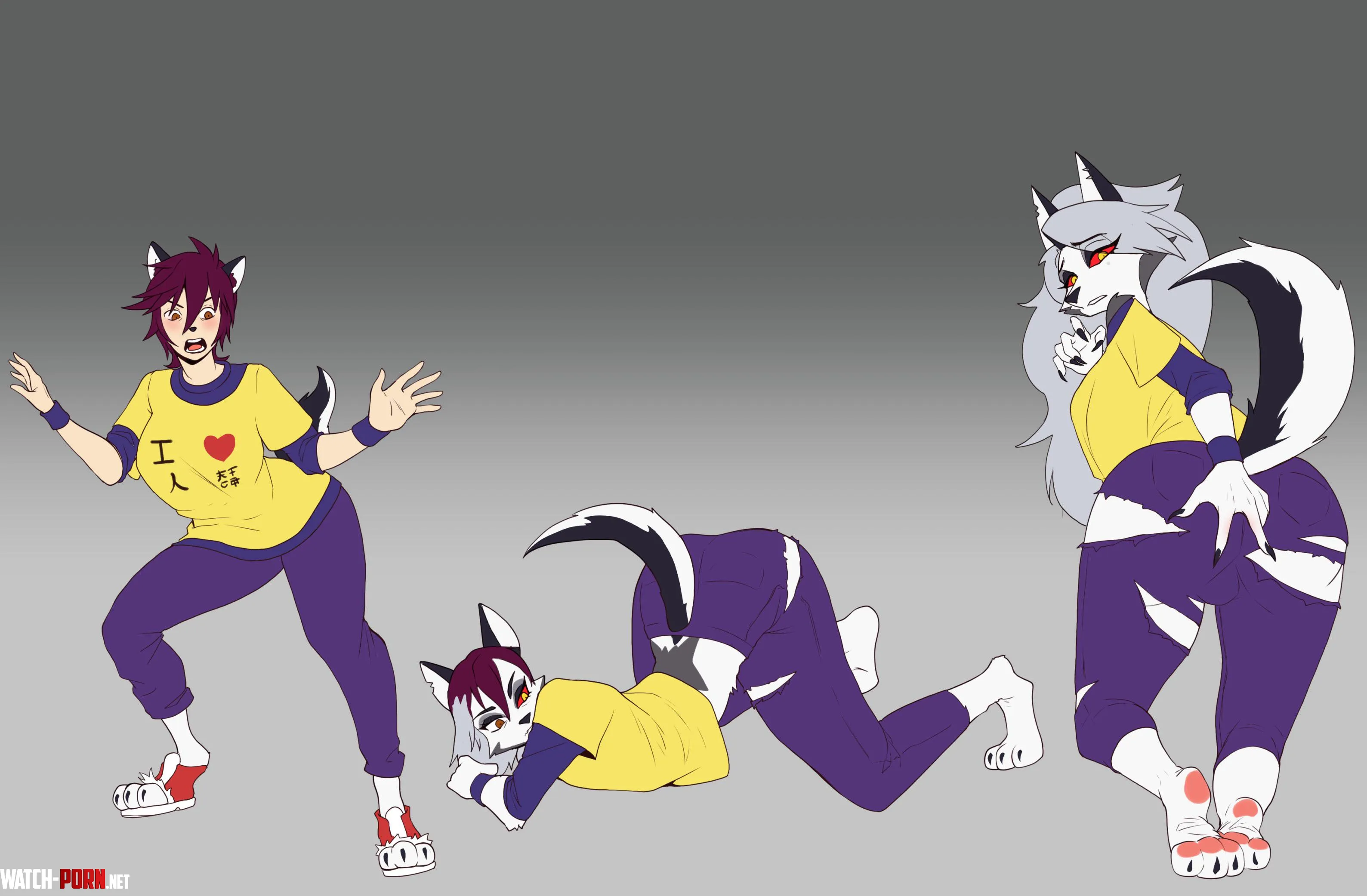 Sora Into Loona TGTF By Vedtom (On Twitter/X) by l_Otaku_l