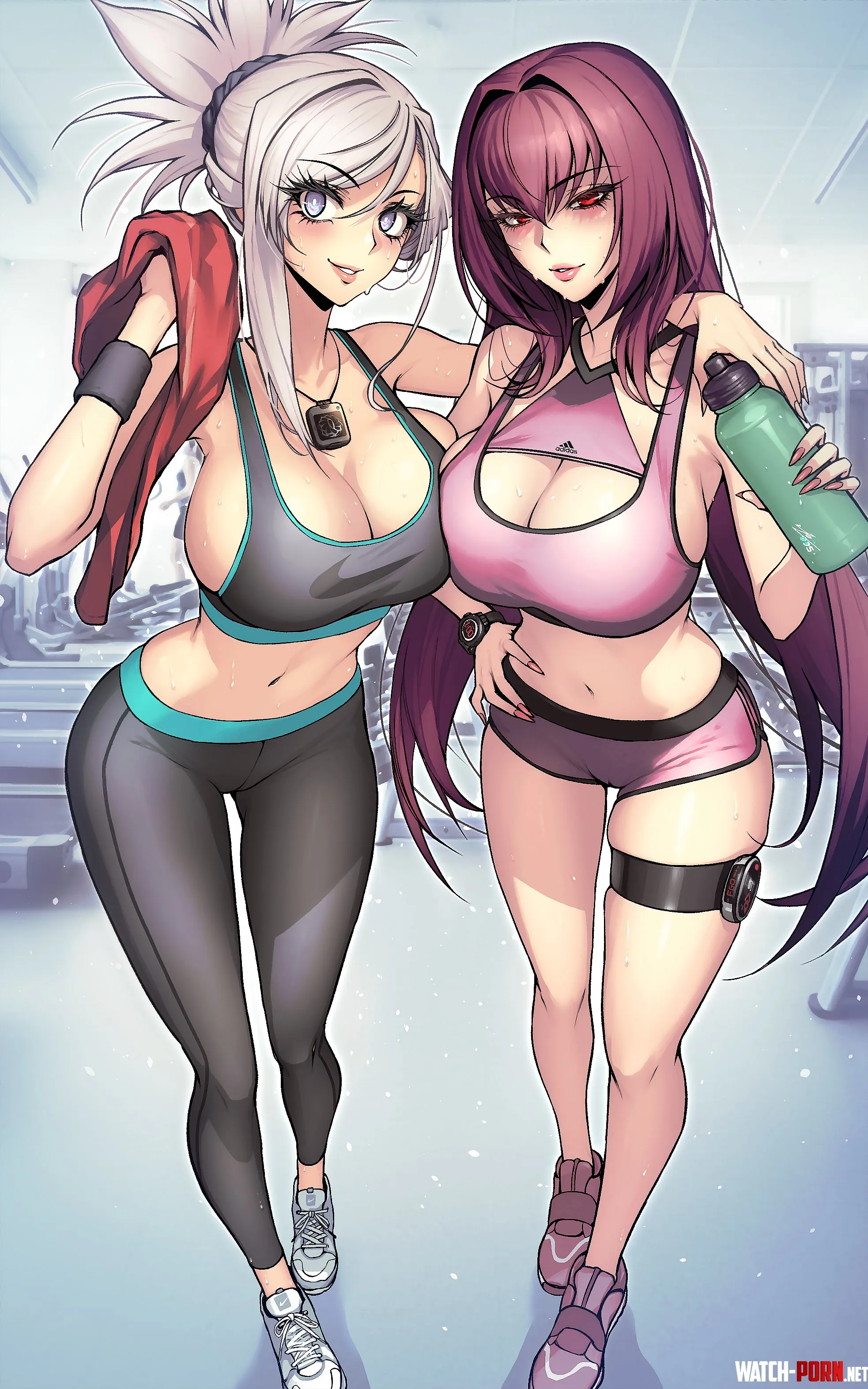 Musashi & Scathach [Fate/GO] by WoolsonDaSheep