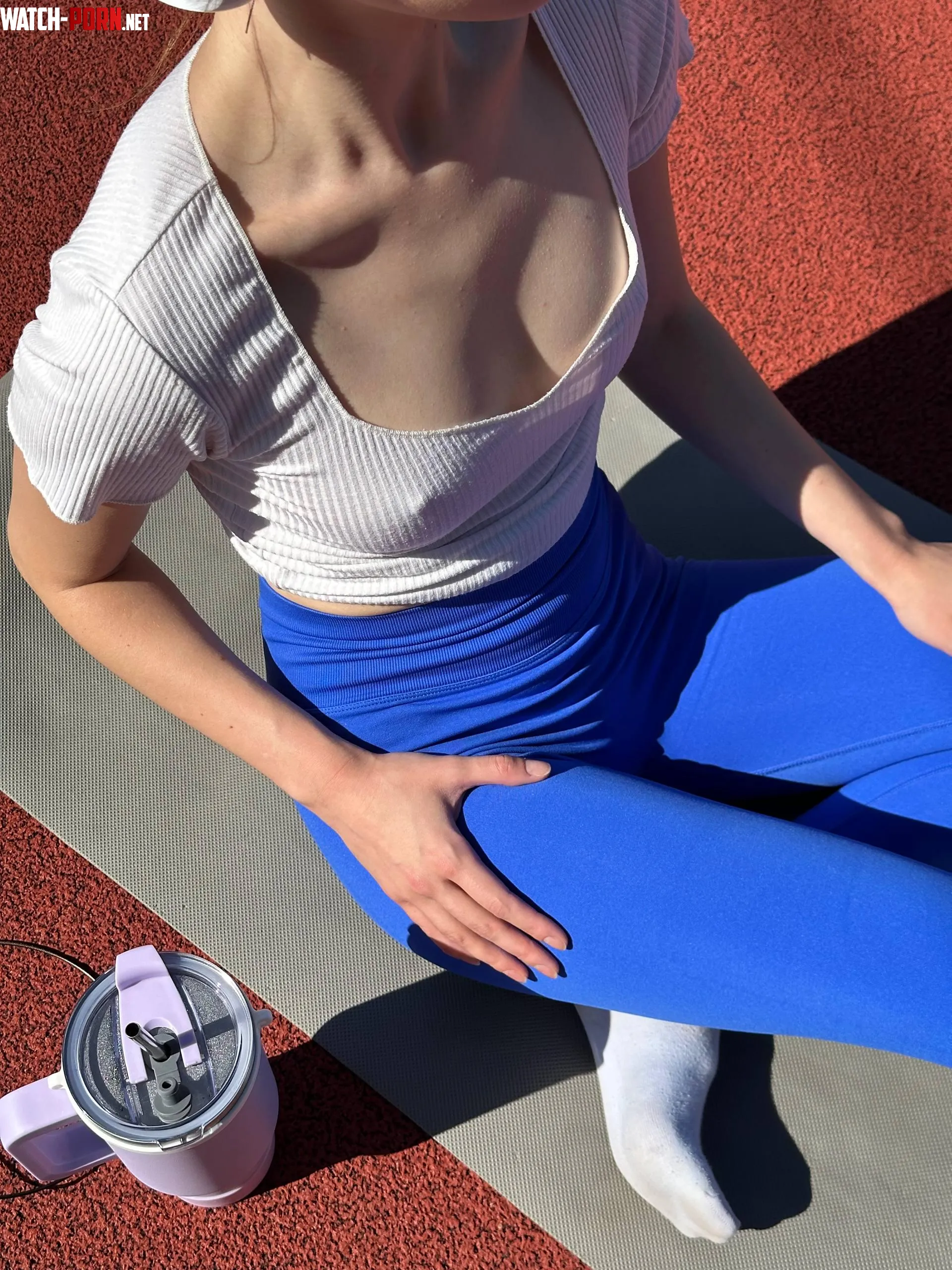My pokies during yoga routine by cutemarryme