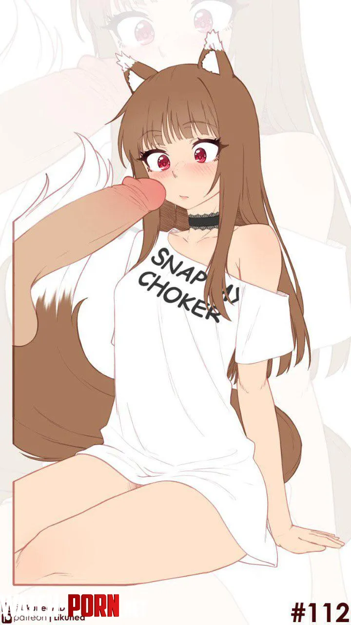 Holo is curious with that thing (likunea) by GoldenTemptressx