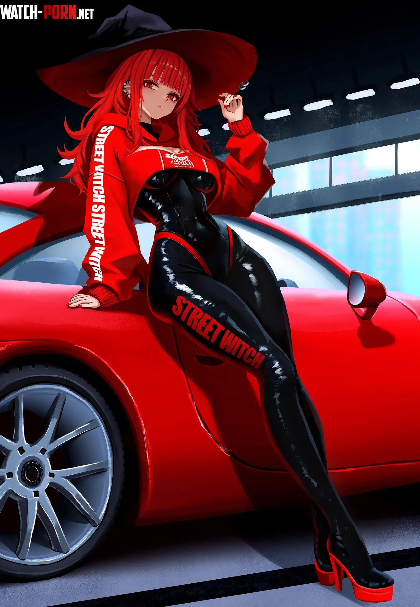 Red Street Witch by WoolsonDaSheep