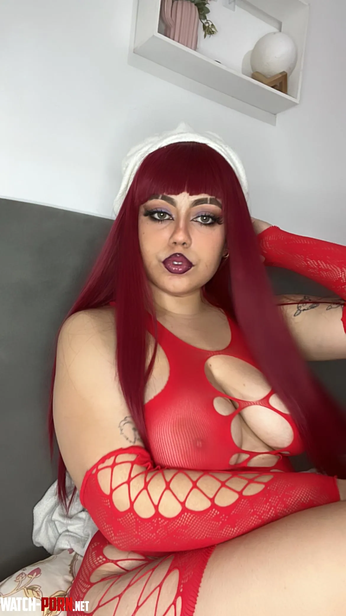 Sexy in the red always by Cotton_CandyKiss_