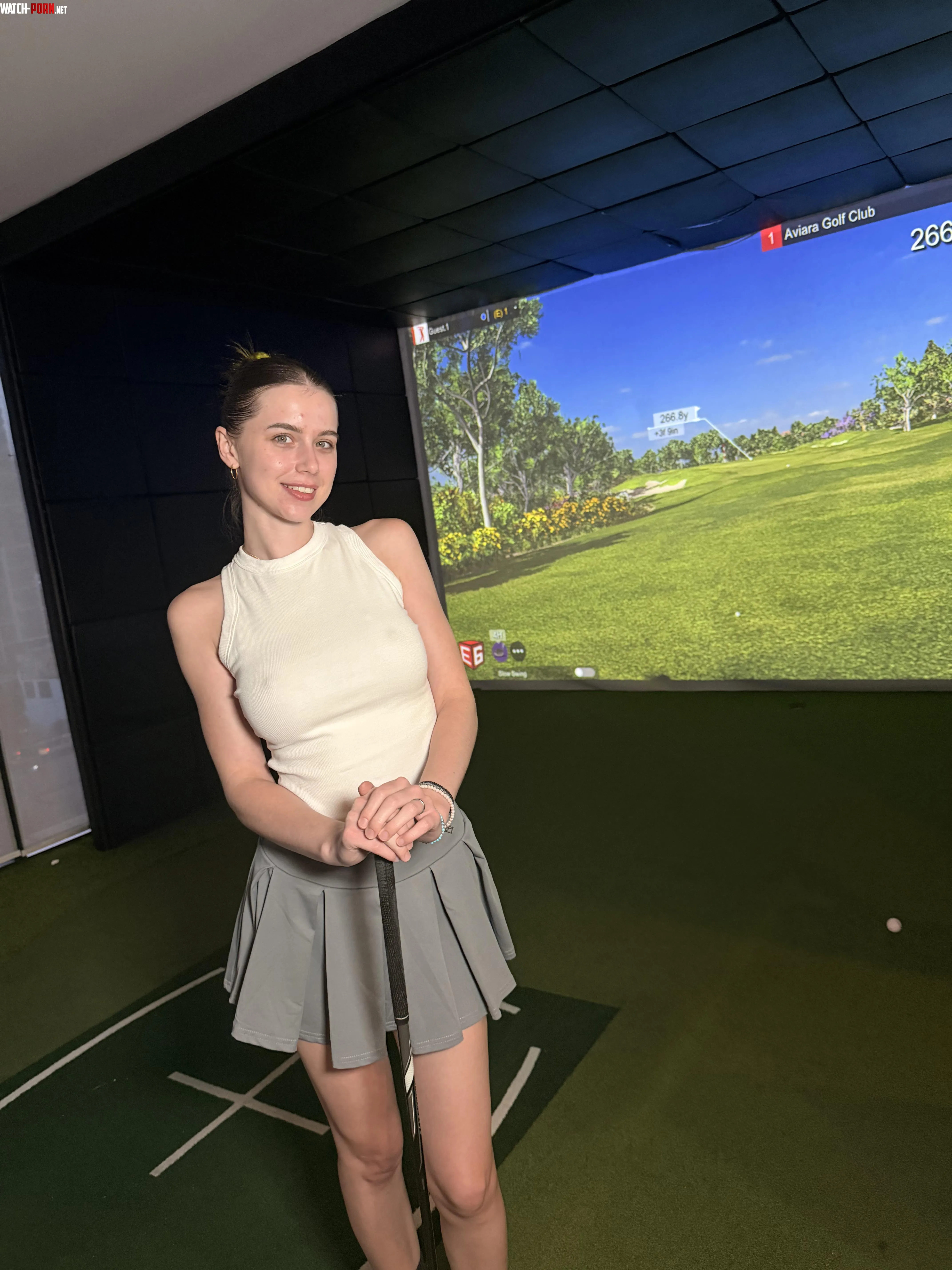 Golfing is fun by Justacutienere