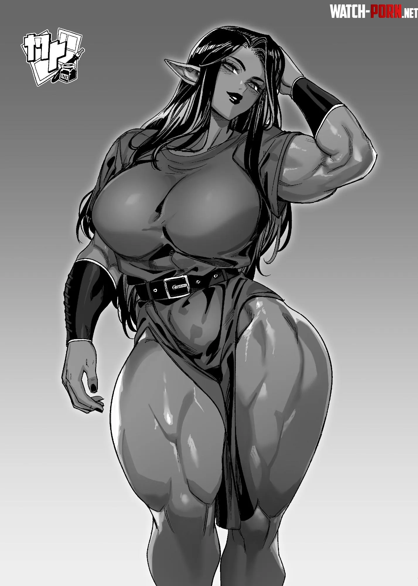 Dark Elf [The Manga Professor] by TheTMoneyMan