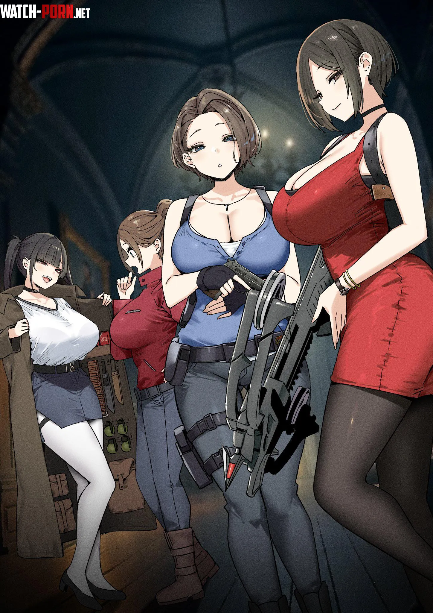 What are ya buying? (skyfreedom_212) [Resident Evil x Nikke] by MillionHypotheses