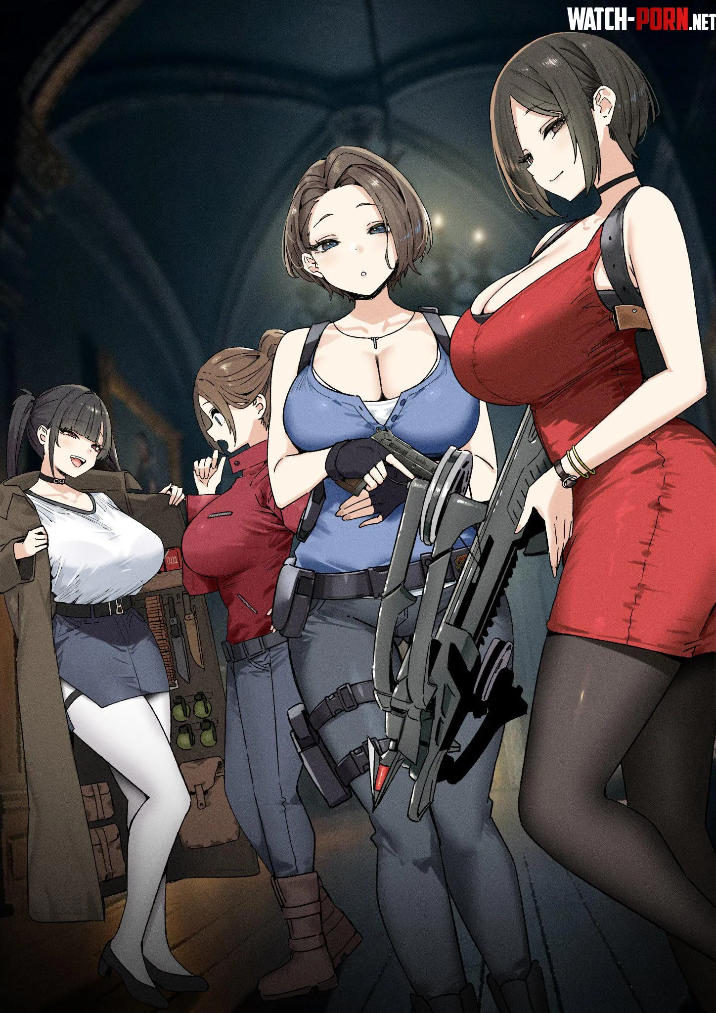 What are ya buying? (skyfreedom_212) [Resident Evil x Nikke] by MillionHypotheses