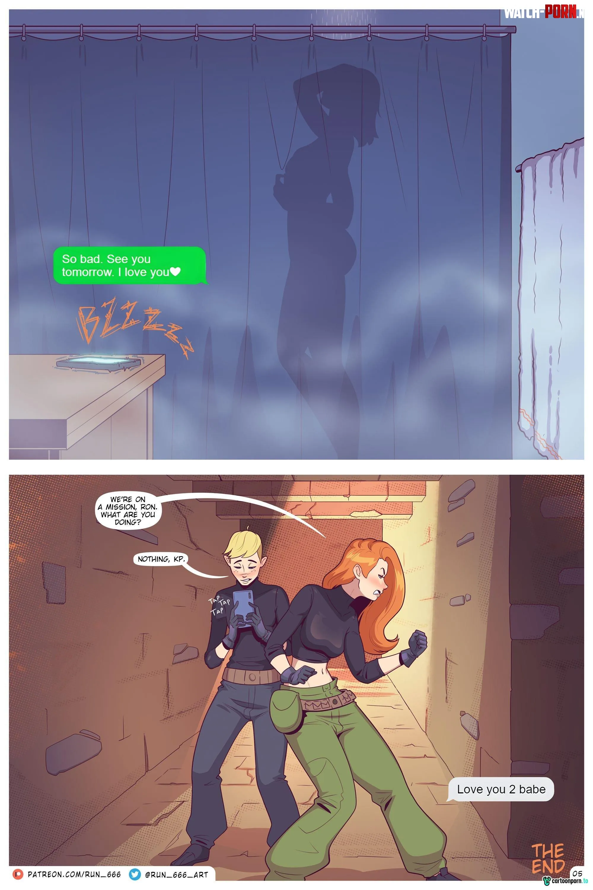 Ann Possible Sexting (Kim Possible) [Run 666] Part 6 by cartoongai