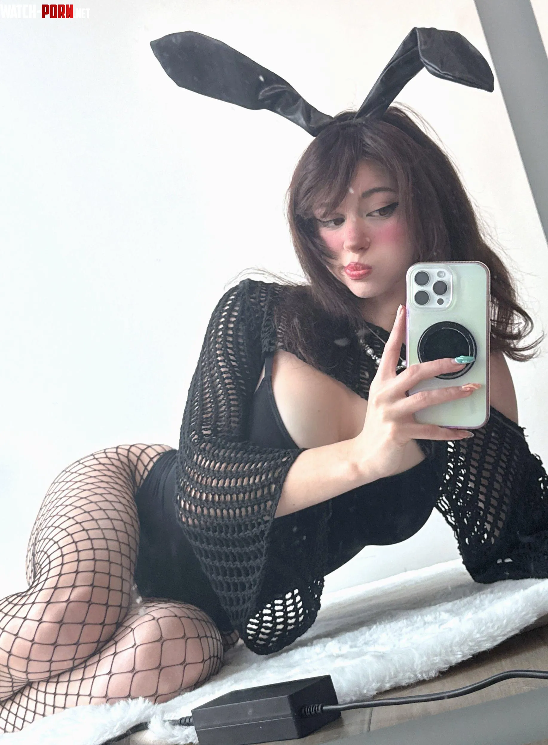 this bunny bites if you get too close 🤭💗 by SugarBlussh