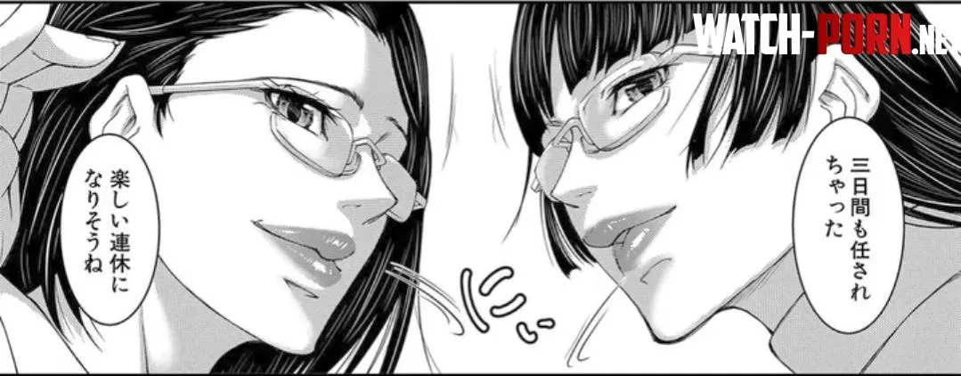 LF mono source: 2girl, glasses, Japanese text, short hair, hime cut, blunt bang, lipstick, thick lips by Deflixirvvv