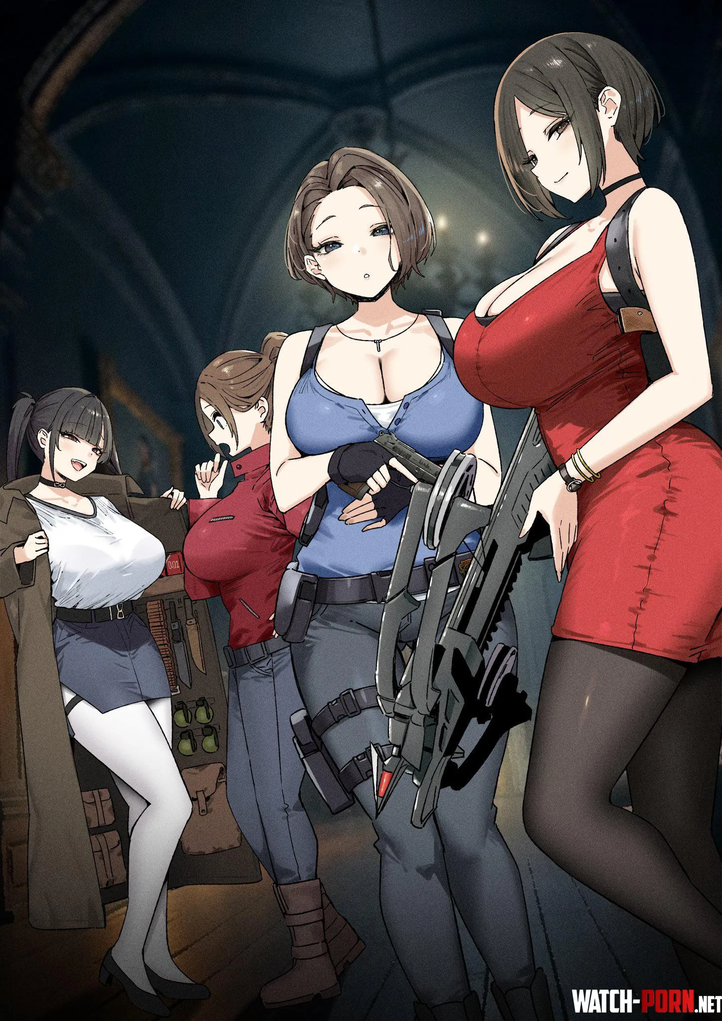 What are ya buying? (skyfreedom_212) [Resident Evil x Nikke] by MillionHypotheses