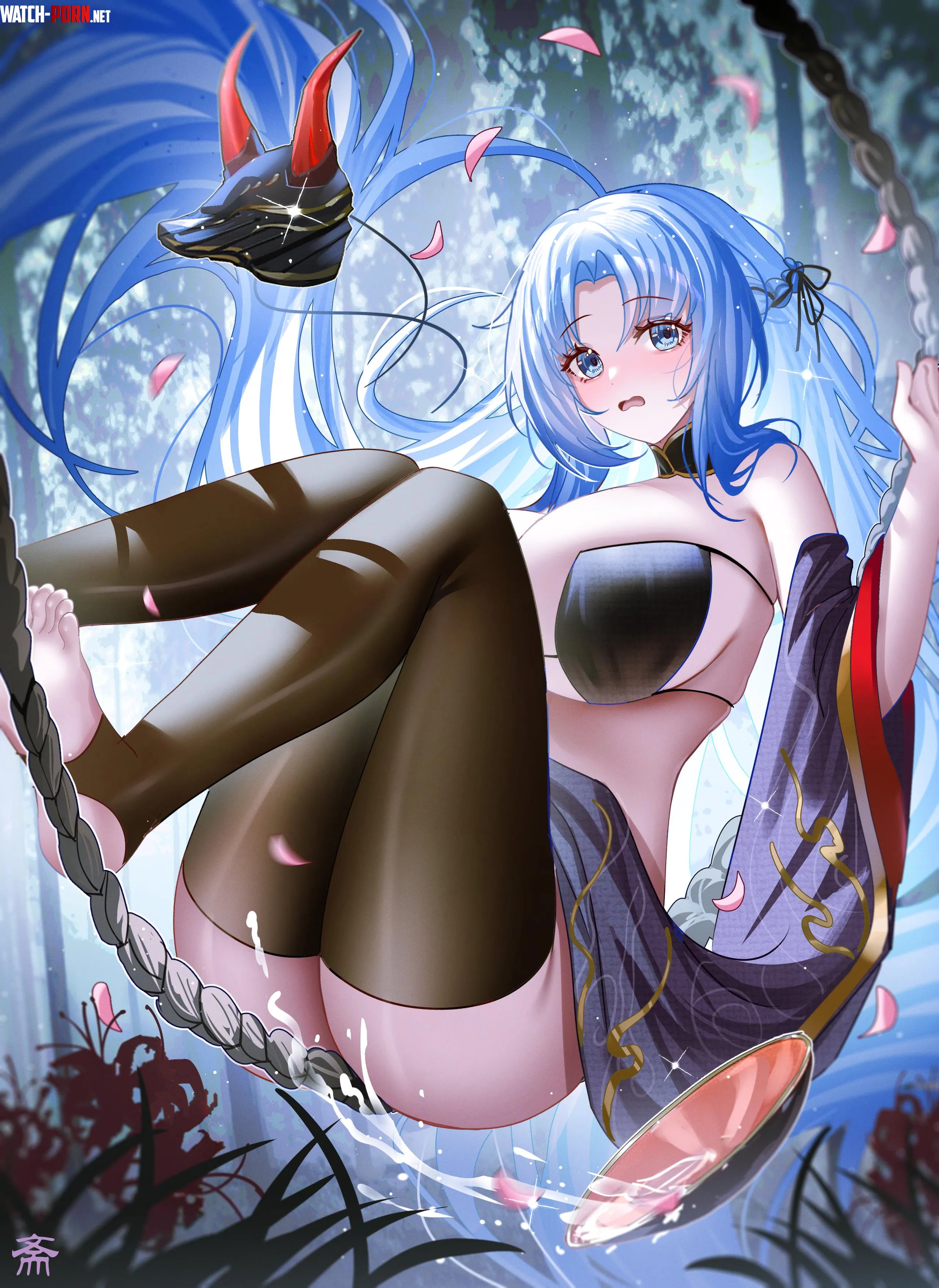 Alsace tantalizing with unworn mask (碳酸 / szmmm303) by elegantloveglimmer