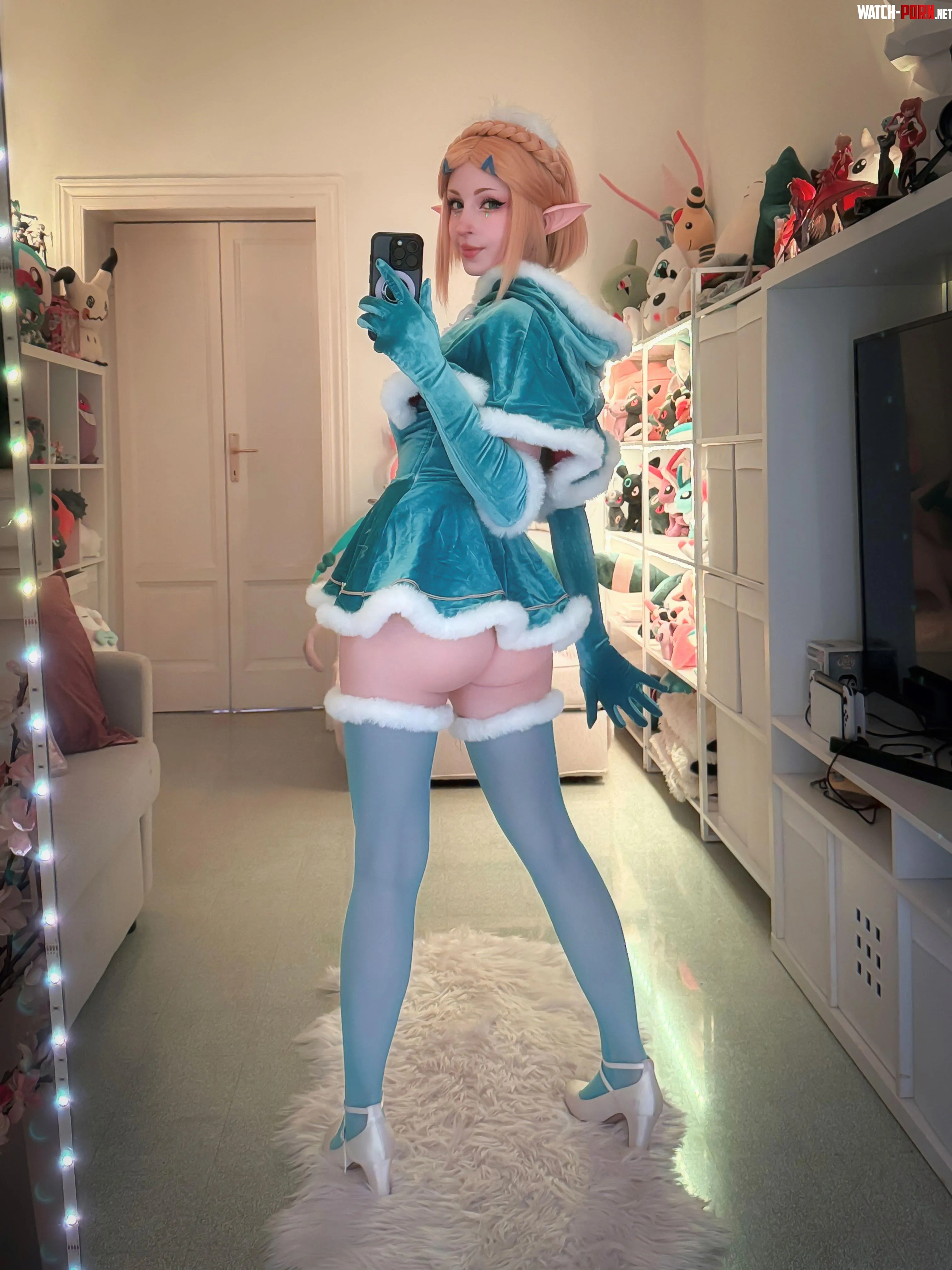 Zelda from The Legend of Zelda (Shirokitsune) by kuropuppi