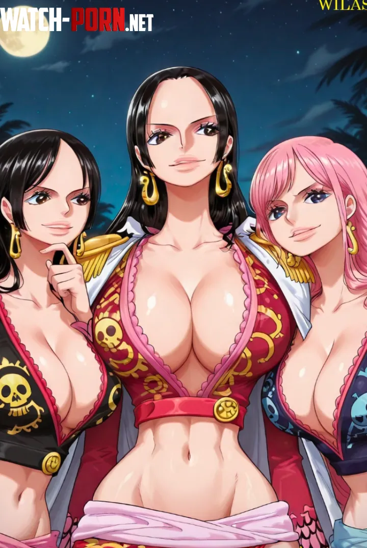 The three empresses Hancock shakky Gloriosa by Nami_is_the_best_2
