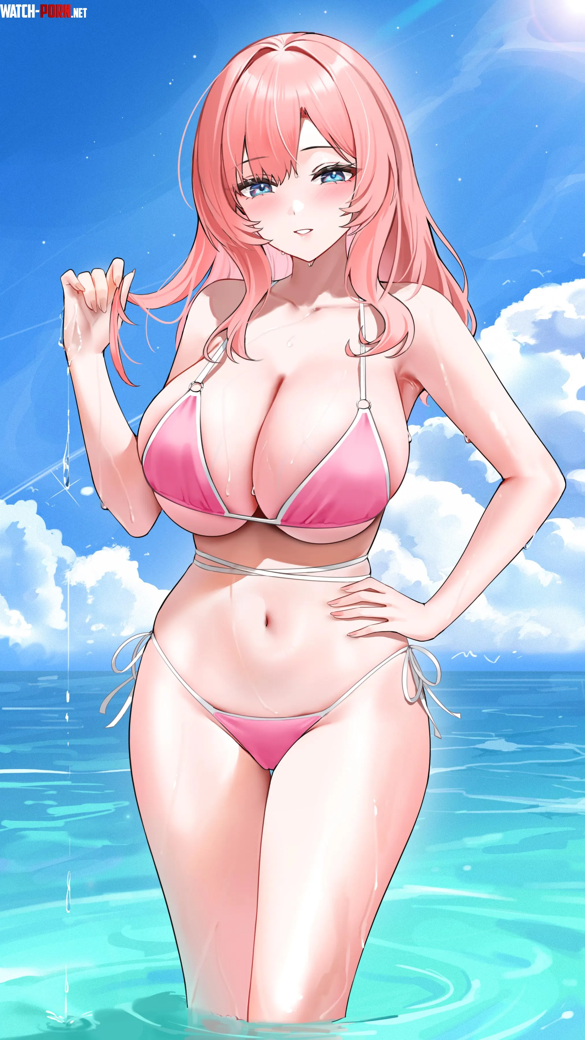 Swimsuit Kazan [Azur Lane] by marxsander2016